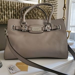 Michael Kors Hamilton Pebble Leather Tote
